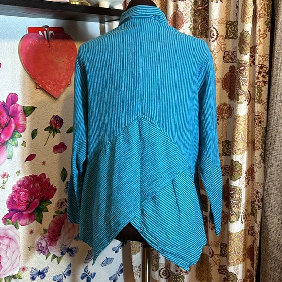 Vintage 1990’s Mill Valley Clothing Company, long sleeve blue blazer. Size S. - Picture 10 of 17